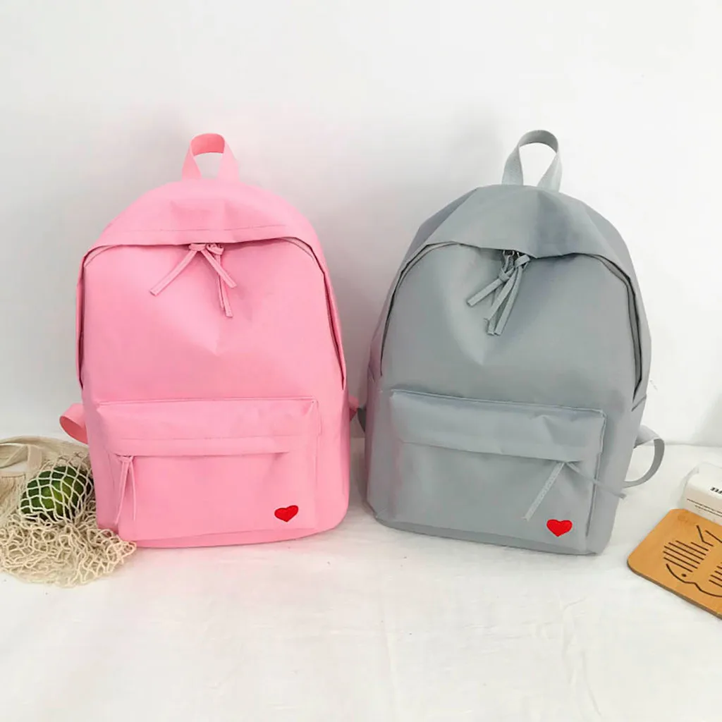 Водонепроницаемый женский рюкзак в японском стиле, однотонные рюкзаки Mochila Feminina Mujer, дорожная сумка для девочек-подростков, школьный ранец 7,2