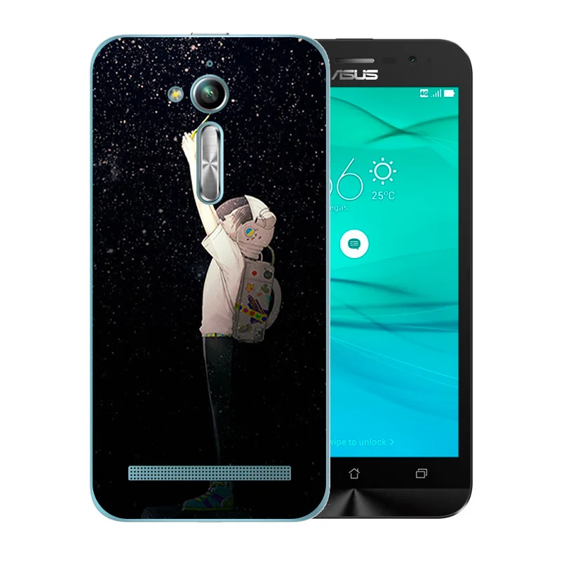 5 0 дюйма для Asus Zenfone Go ZB500KL чехол телефона из мягкого ТПУ с рисунком космическая
