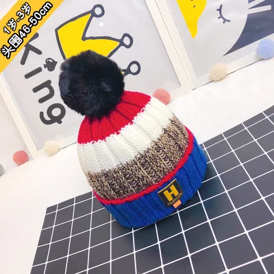 2018 New winter autumn caps for girls Children's cap baby newborn photography props hat Boys Hats Knit w57 | Детская одежда и