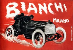 Винтажный рекламный плакат Cicli Fiat велосипед Классические холщовые картины