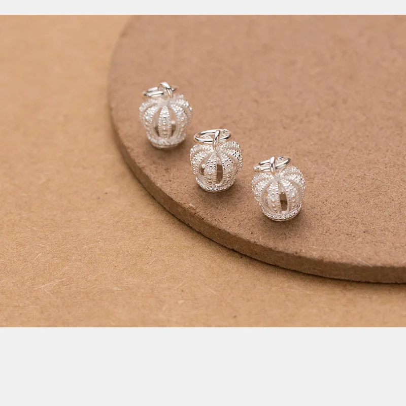 

UQBing 100% 925 Sterling Silver 10*8*8mm Nice Crown Charms Pendant For DIY Charms Bracelet Necklace Jewelry Makings