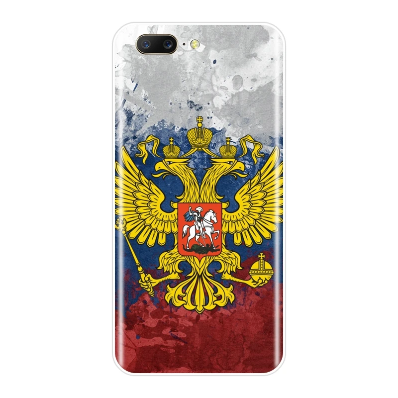 Чехол для телефона с российским флагом OnePlus 3 3T 5 5T 6 6T Мягкая силиконовая задняя