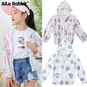 Куртка детская, тонкая, с длинными рукавами, для мальчиков и девочек, 2019