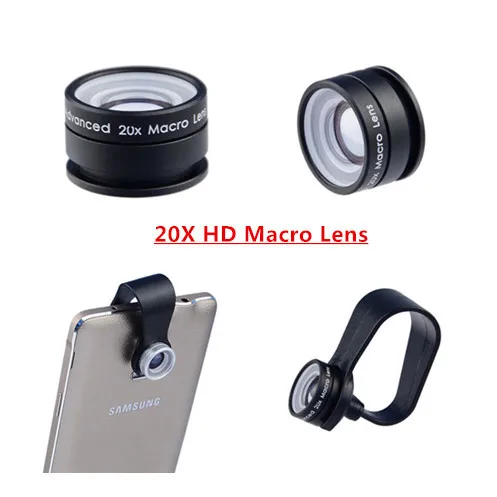 Супер 20x макрообъектив микроскоп телефон Камера Lentes для Samsung Galaxy J3 A7 A8 Grand Prime Doogee X5