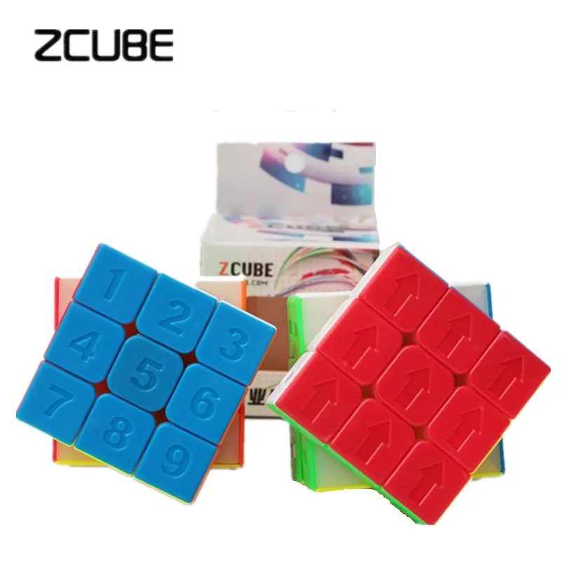 Zcube 3x3x3 Кубик Рубика для профессионалов Скорость кубики 3x3 Пазлы 3 по развивающие