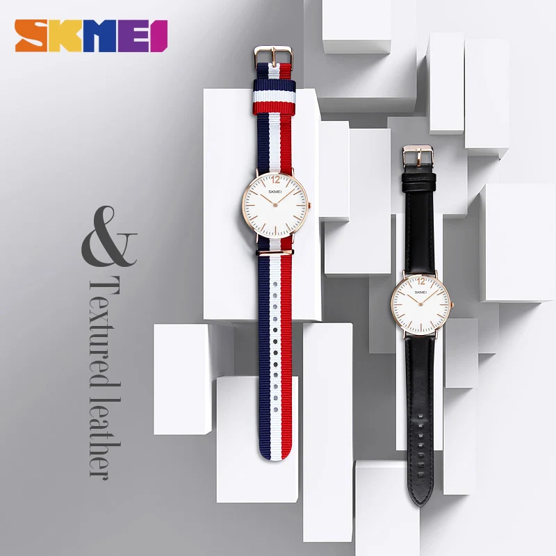 SKMEI Модные женские кварцевые часы высокого качества водонепроницаемые Топ бренд