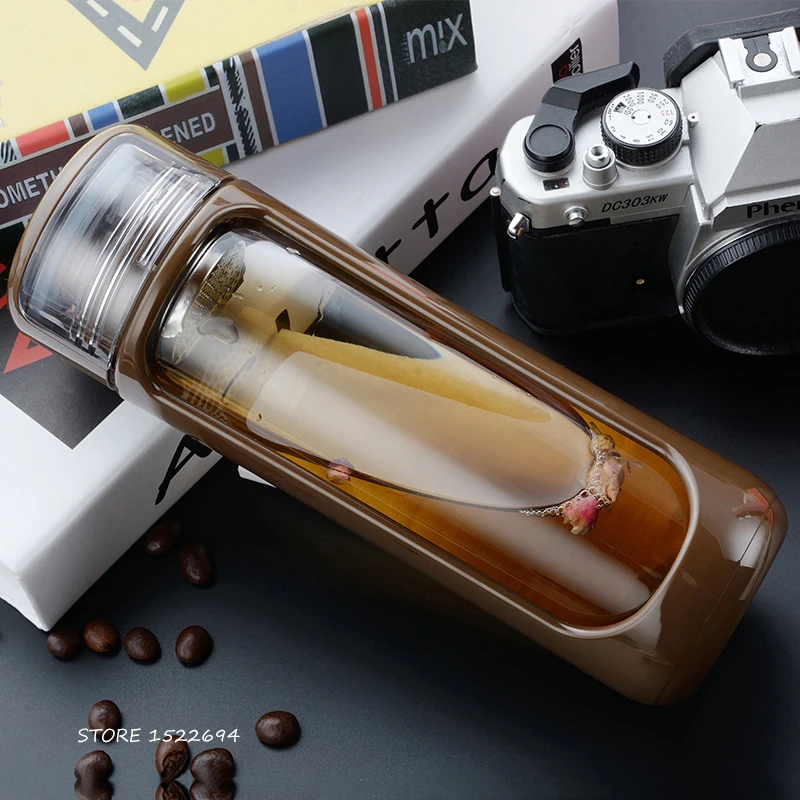 Pro Design 350 мл бутылка для воды заварки стеклянная чая с фруктовым заварным кофе и