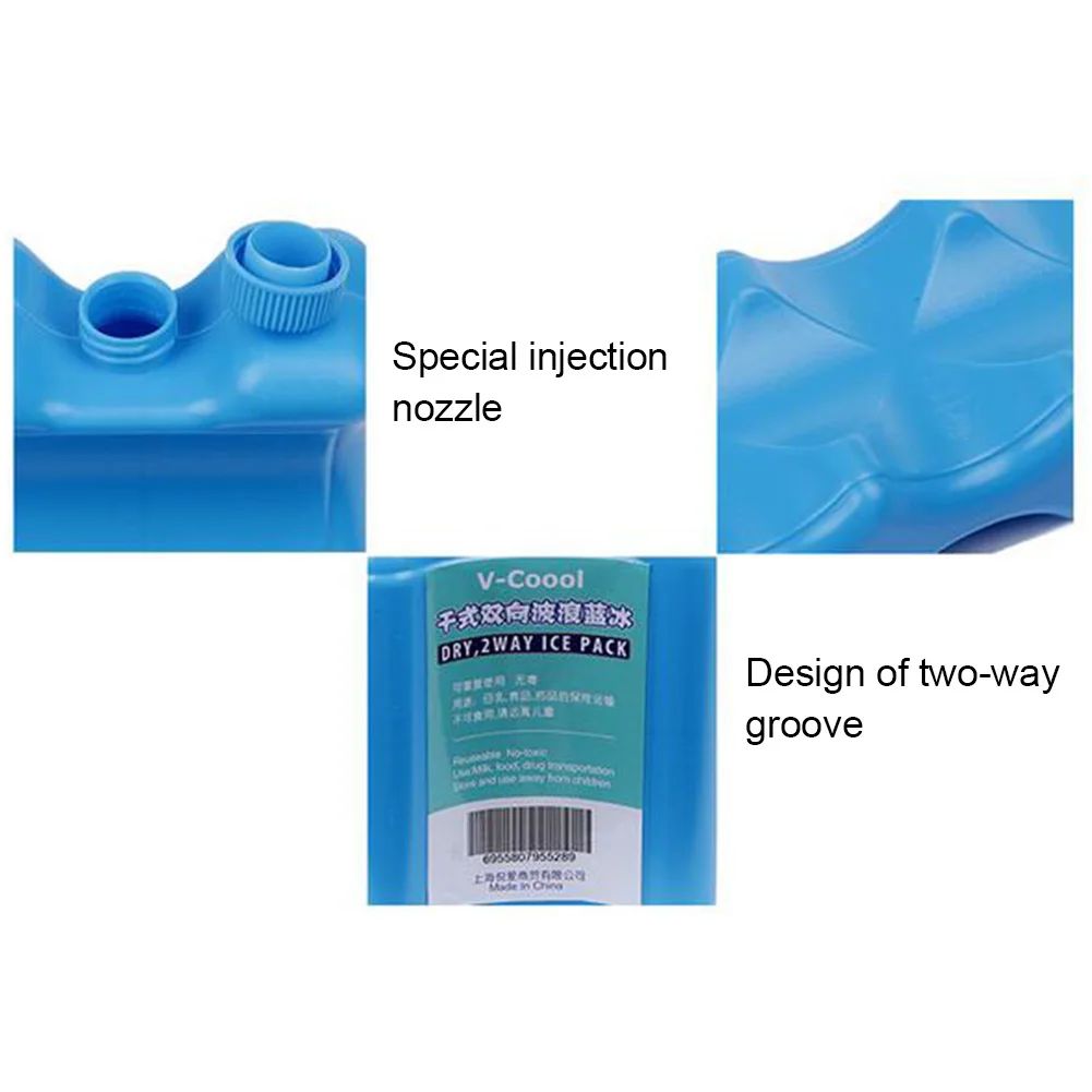 Reusable Freezer Breast Milk Ice Block Brick Travel Picnic Lunch Cooler Pack for Travel baby feeding