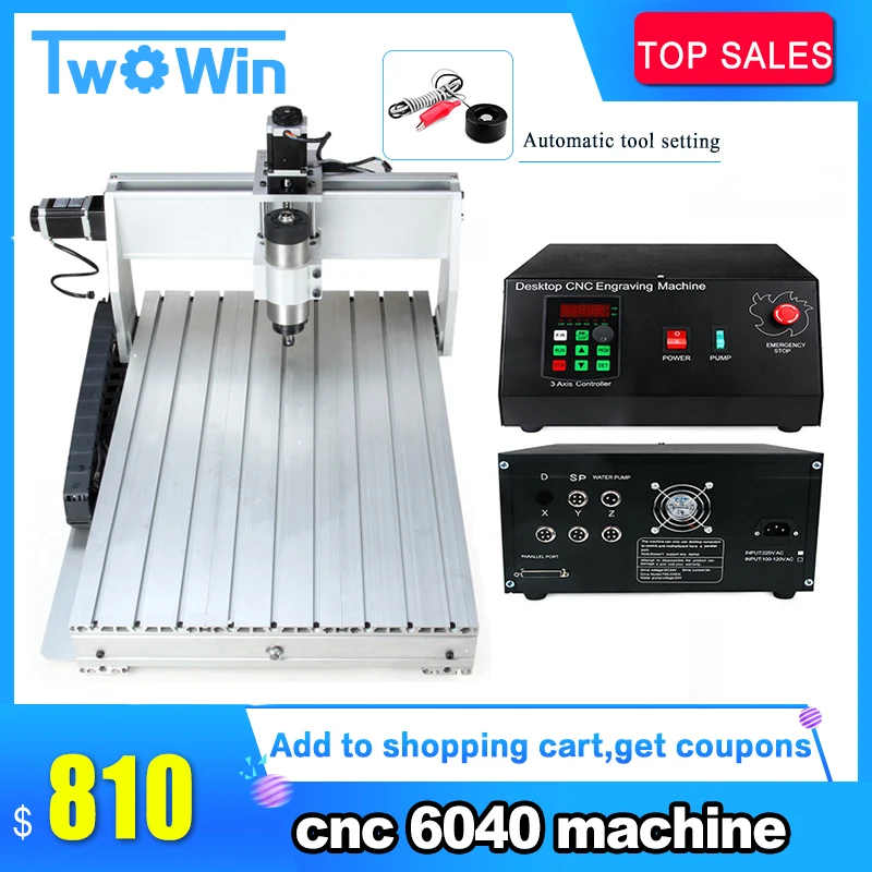 CNC 800 Вт/1.5кВт/2.2квт 6040 MACH3 станок с ЧПУ 3 оси гравер гравировальный станок Поддержка USB PCB фрезерный станок