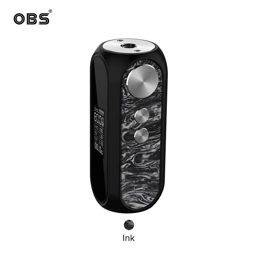 Оригинальный obs Cube VW Box MOD Смола 3000 мАч батарея электронная сигарета макс 80 Вт