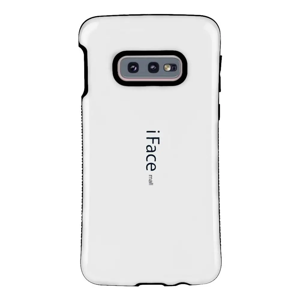 Белый Iface mall для samsung Galaxy S10e чехол с защитой от ударов и воды в стиле Роскошный чехол для S10 Lite ТПУ жесткий защитный чехол Гибридный чехол-накладка корпус чехол для телефона - Цвет: Белый