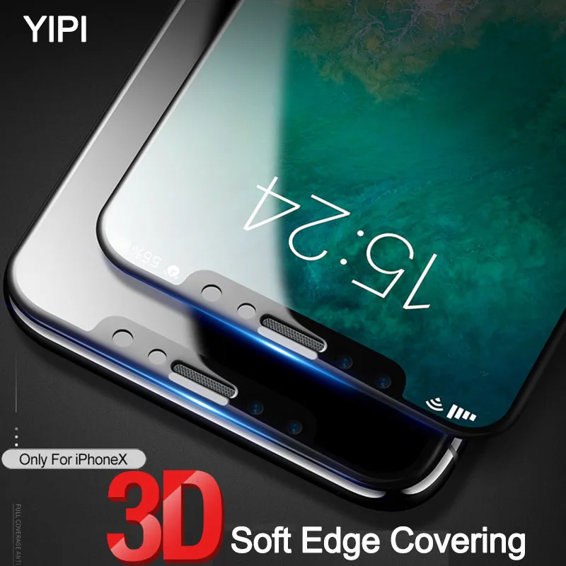 

Защитное стекло Yipi для iPhone X, 8, 8 plus, закаленное, с полным покрытием