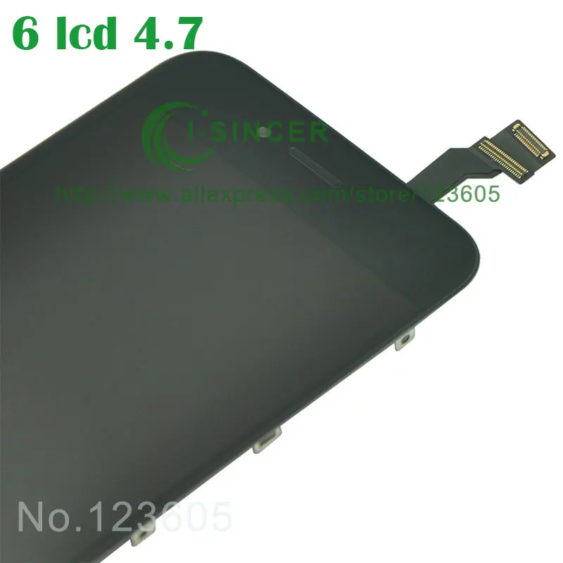 5/PCS DHL 4.7 дюймов жк-дисплей Для apple iphone 6 ЖК-Дисплей С Сенсорным Экраном Дигитайзер