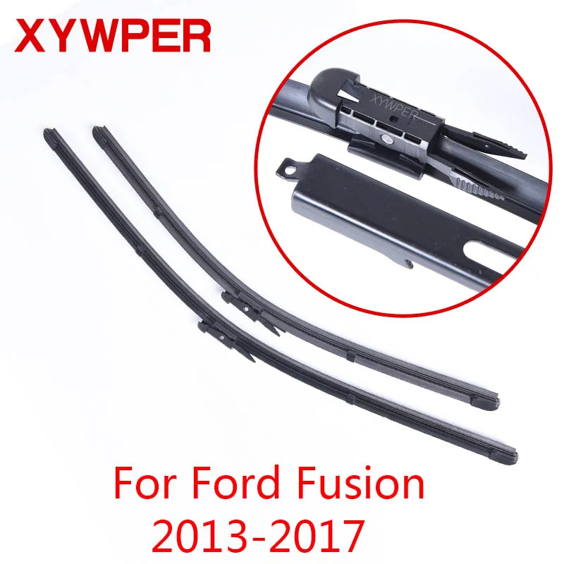 

XYWPER Wiper Blades for Ford Fusion 2013 2014 2015 2016 2017 Car Accessories Soft Rubber Windshield Wipers