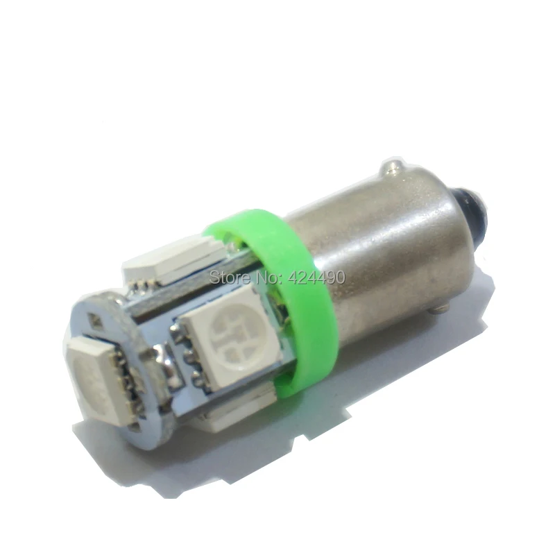 AORUNYEBAO 10 шт. BA9S T11 T4W светодиодные лампы 5LED 5050 SMD стайлинга автомобилей на танкетке с