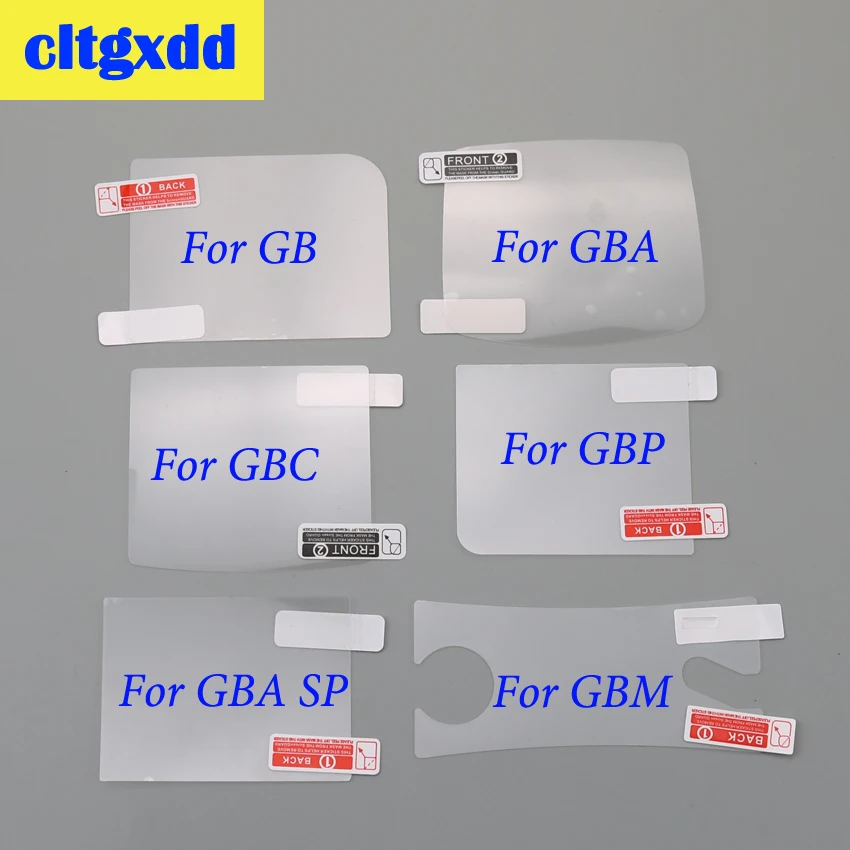 2 шт. защитная пленка Cltgxdd для ЖК экрана Gameboy GBA SP GBC GB GBP G B M Защитная