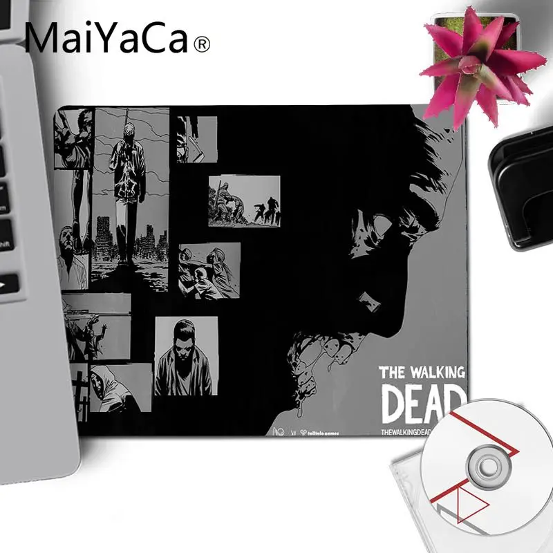 MaiYaCa The Walking Dead Computer Gaming Mouse mats Rubber PC mouse pad anime mousepads desk | Компьютеры и офис