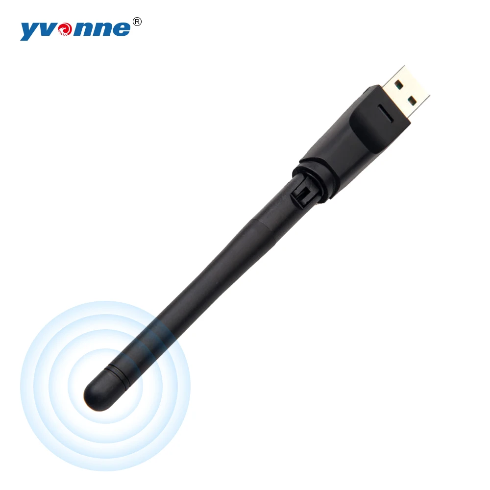 Ralink RT5370 USB 2.0 WiFi Wireless Network Card 150mbps 802.11 b/g/n LAN Adapter with rotatable Antenna 2.4G | Компьютеры и офис