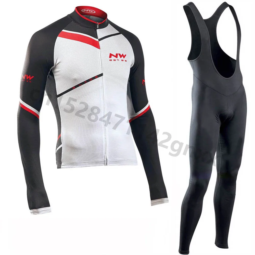 NW Новинка Весна длинный рукав Велоспорт Джерси Мужская Майо Ropa Ciclismo MTB велосипедная одежда велосипедная форма триатлон, Велоспорт Набор