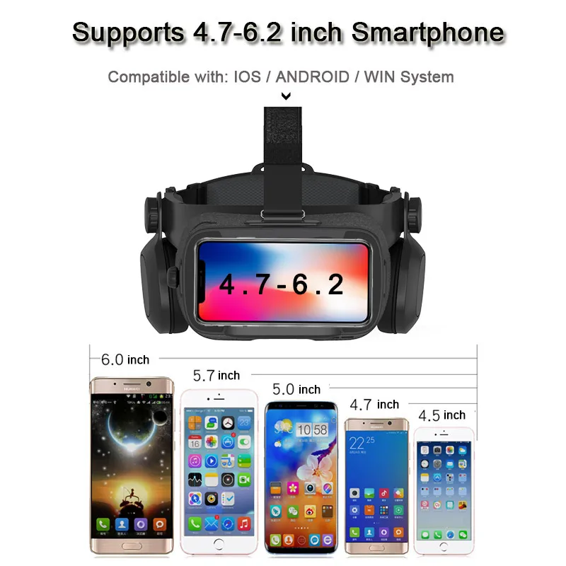 Bobovr Z5 Wave VR трехмерная Виртуальная реальность герцебик подходит для Google картонных