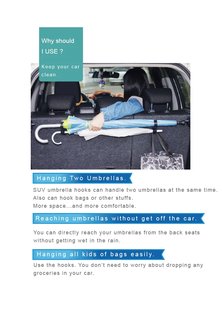 1 пара автомобильный крючок-вешалка для зонта | Инструменты