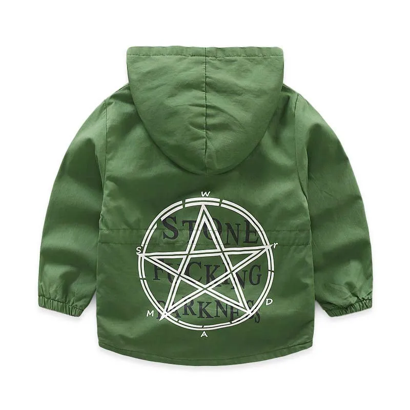 2017 New Baby Girls Boys Fashion Coat Jacket Children Zipper Hooded Windbreaker Clothing Toddler Full Sleeve Patchwork Outerwear | Детская