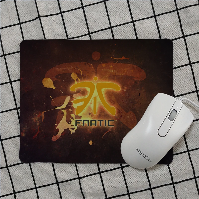 Долговечный резиновый коврик для мыши Maiya Team Fnatic с логотипом|Коврики мышей| |