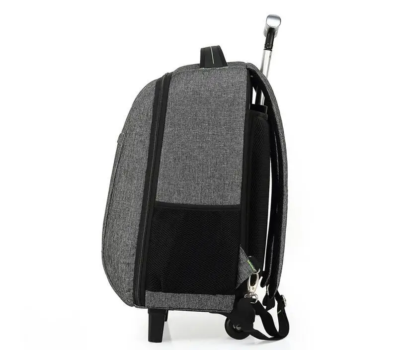 Travel Rucksack Bag Wheeled Backpack For Men Cabin Luggage Trolley Bags With Wheels Business Carry On Rolling Luggage Suitcase