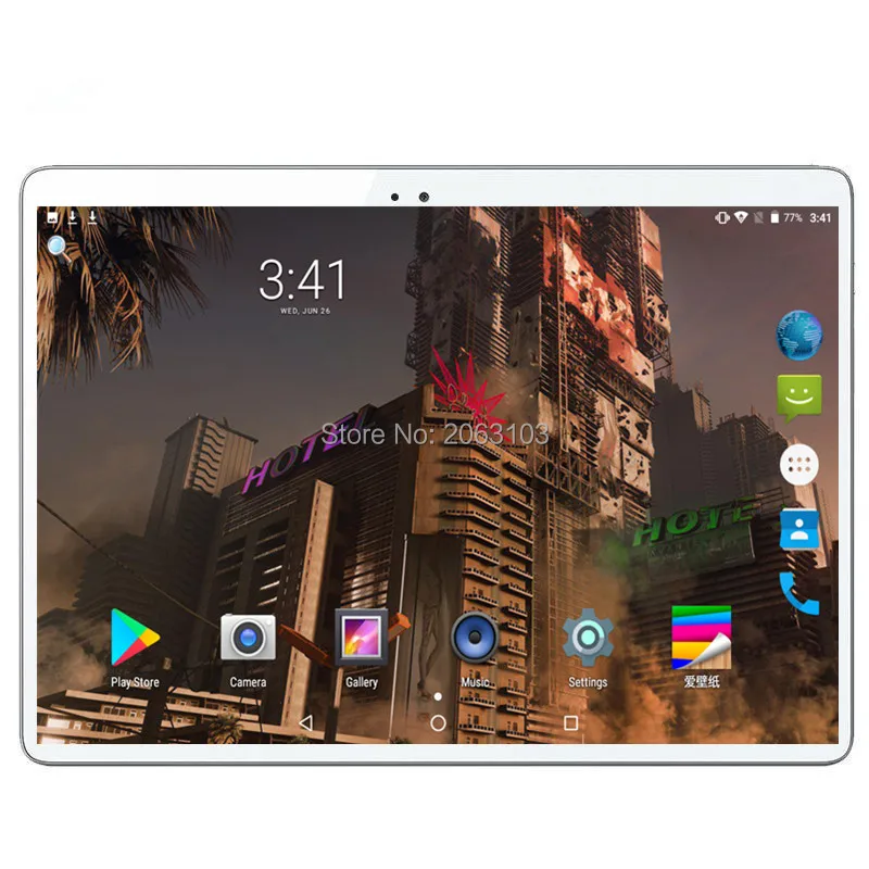 Планшет с 10 1 дюймовым дисплеем восьмиядерным процессором mutlti touch ОЗУ 6 ГБ ПЗУ 64 8