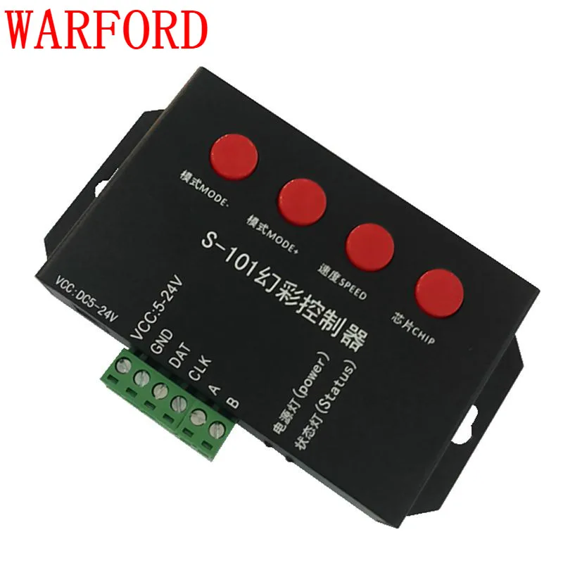 S 101 DMX512 Мечта Цвет led контроллер для WS2812b WS2811 WS2813 APA102 UCS1903 TM1812 светодиодные полосы