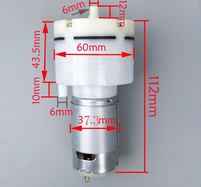 

DC12V 24V negative pressure DC air pump Micro self-priming pump