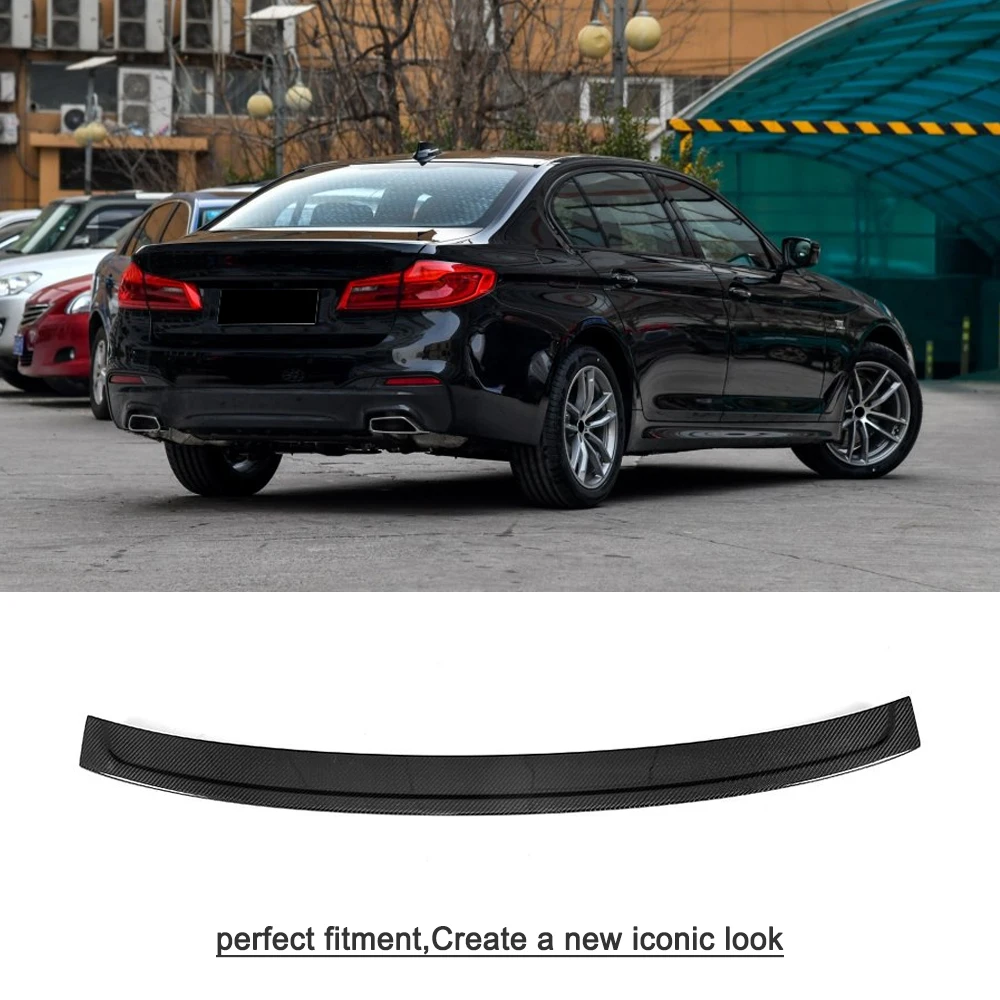 Углеродного волокна задний спойлер на крыше крыло для BMW 5 серии G30 G38 F90 M5 база
