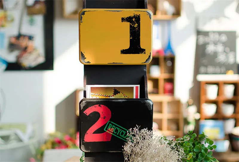 Деревянный декор сад дома хранения Чехол держатель Box стене висит декоративная