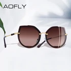 Солнцезащитные очки AOFLY женские в винтажном стиле, поляризационные, кошачий глаз, с защитой UV400, A115, 2019