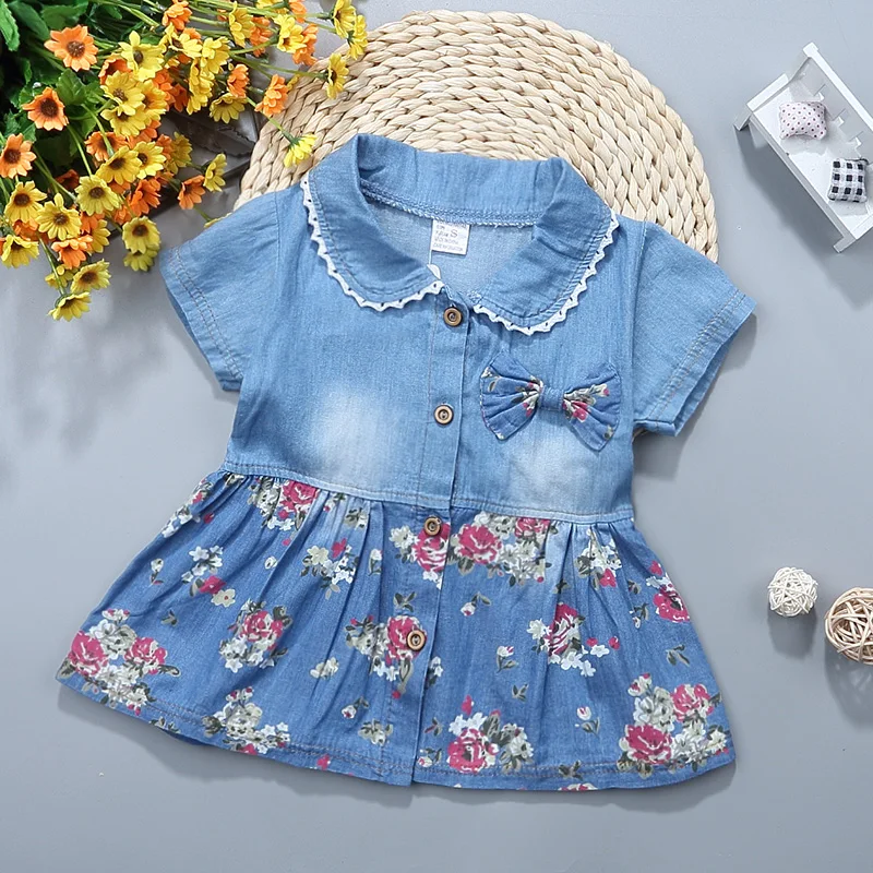 BibiCola Baby Girl Clothes Summer Clothing Newborn Dress Coat for Bebe Flower Outerwear Kids Outfits | Детская одежда и обувь