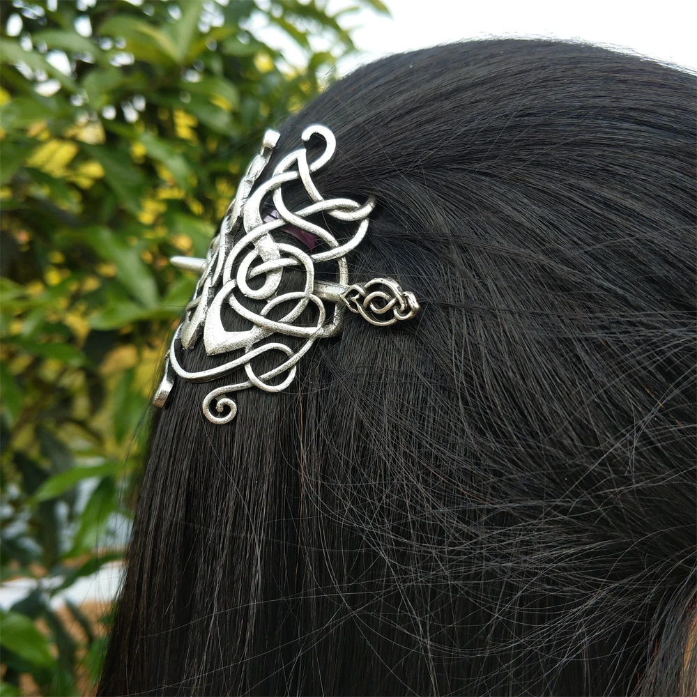 10 шт. волос палочки для Для женщин Викинг Селтикс Knotwork шпилька ювелирные изделия
