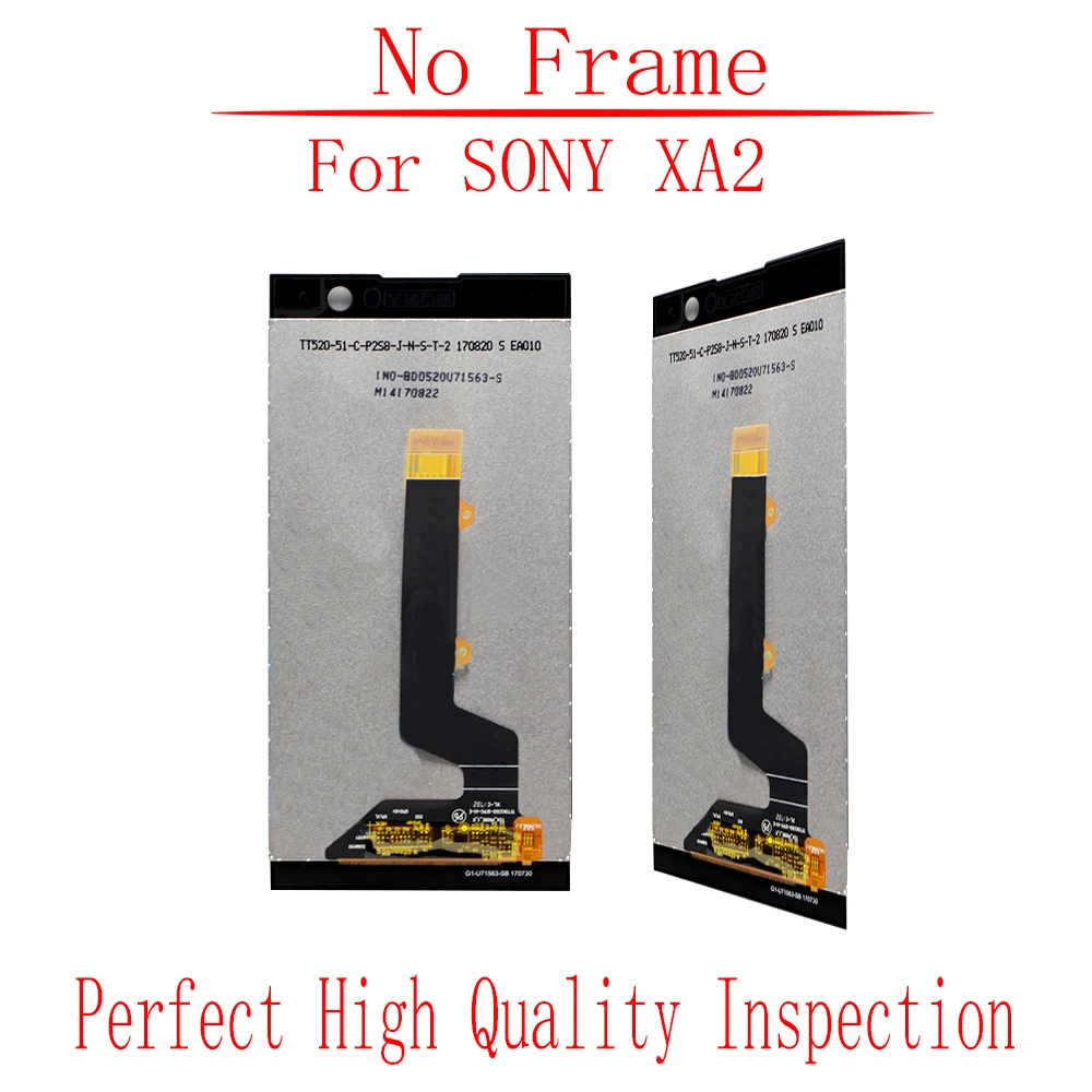 5.2&quotOriginal For SONY Xperia XA2 LCD Display Touch Screen with Frame Digitizer Sony H3113 H3123 H3133 H4113 H42# | Мобильные