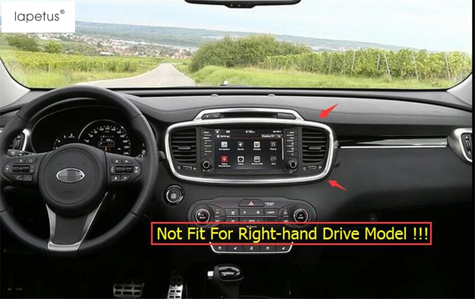 Абс! Аксессуары для KIA Sorento L 2015 2016 2017 центральный контроль Навигация GPS динамик