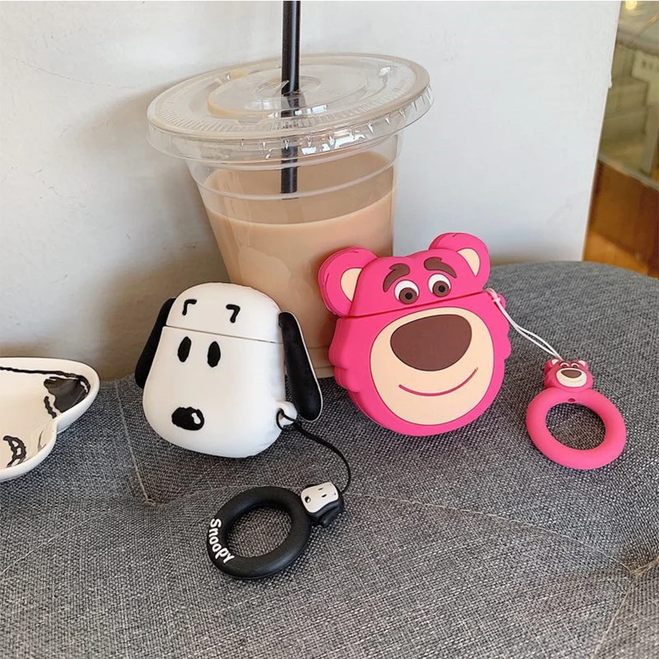 3D милый кактус морковь силиконовый чехол для Apple Airpods чехол Bluetooth наушники защитный Забавный чехол коробка палец кольцо крюк