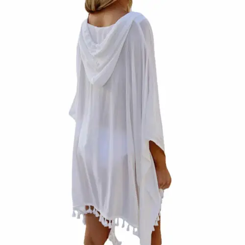 

Sexy Women Beachwear Swimwear Bikini Cover Up Sarong Tassel Summer Dress CA