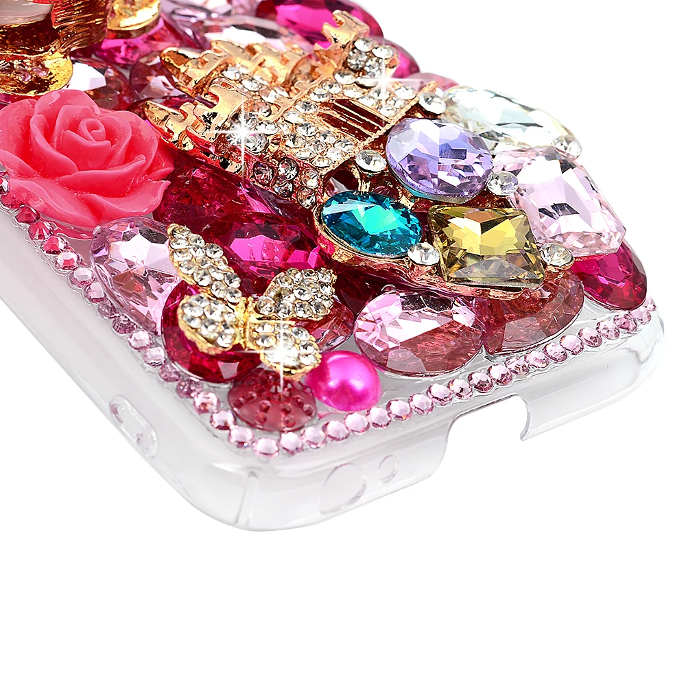 Turata 3D со стразами чехол для samsung Galaxy J3 2017 (ЕС) Bling С кристалалми и защитный КРЫШКА