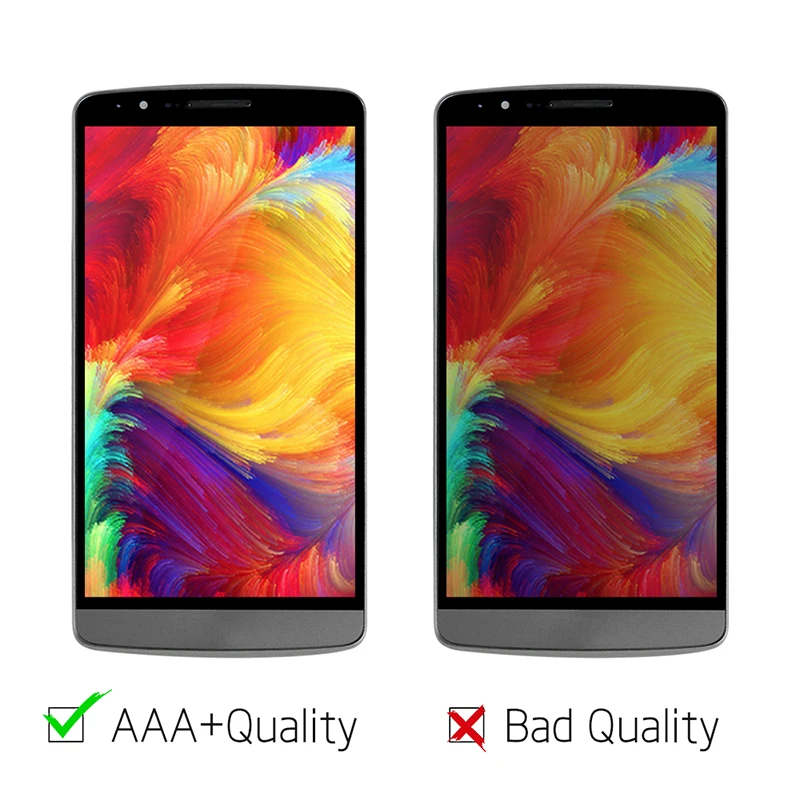 Оригинальный 5 &quotЭкран для LG G3 ЖК дисплей Сенсорный экран планшета Ассамблеи