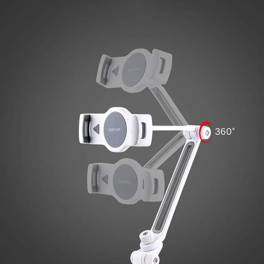 EHuuGie 360 градусов вращающийся Tablet Stand длинная рука регулируемый Desktop мобильного