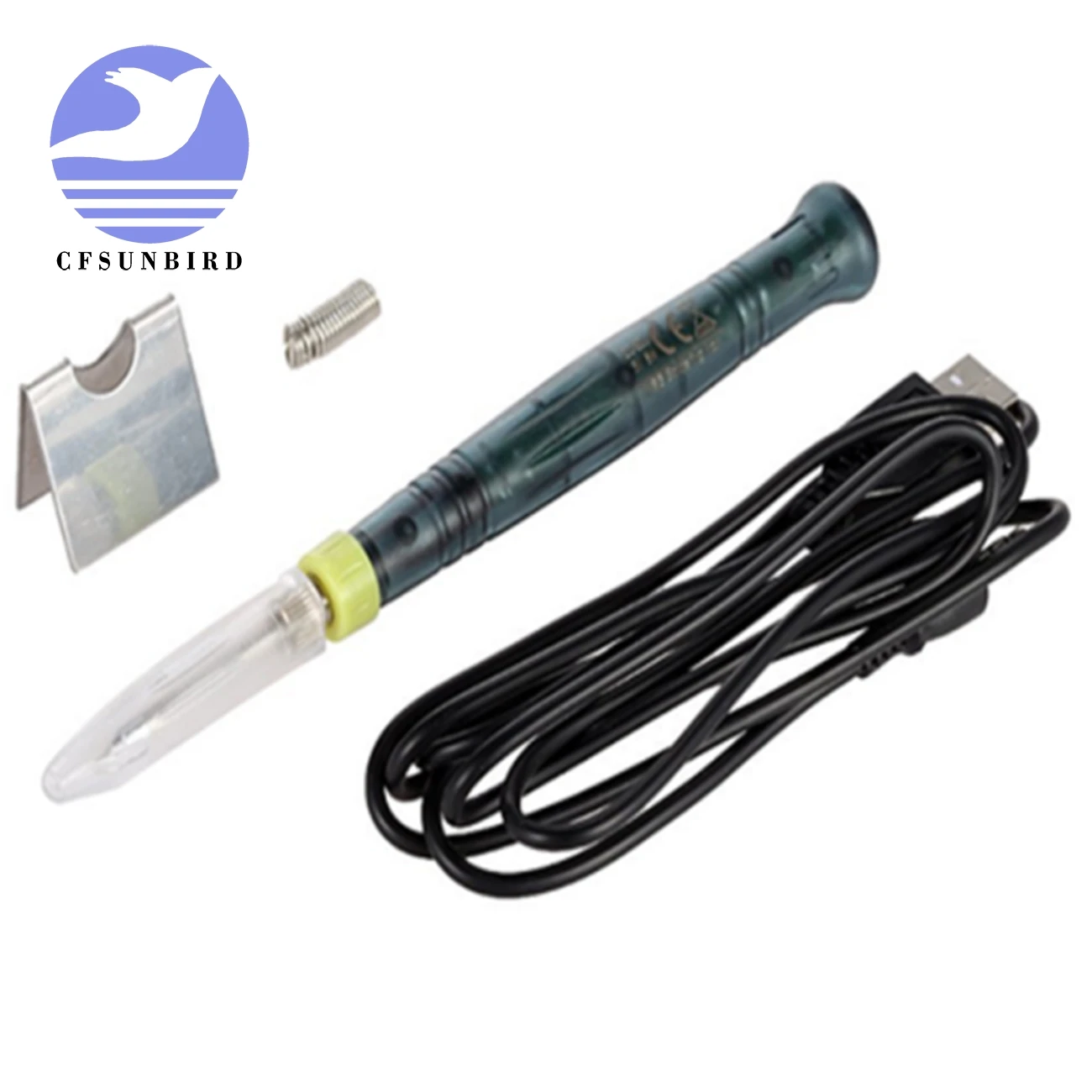 CFsunbird Мини Портативный USB 5 в 8 Вт Электрический паяльник ручка/наконечник сенсорный переключатель Регулируемый Электрический паяльник инструменты