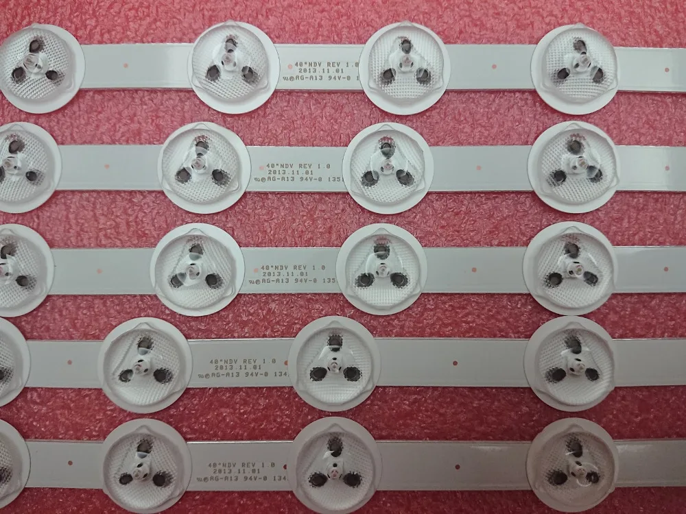 Новый 5 комплектов = 25 шт Светодиодная лента подсветки для 40 &quotNDV REV1. 0 ABC 39PF3025D 40L1333DB