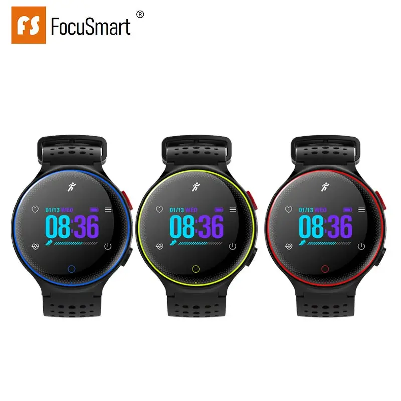 FocuSmart 2019X2 монитор сердечного ритма умные часы кровяное Давление IP68