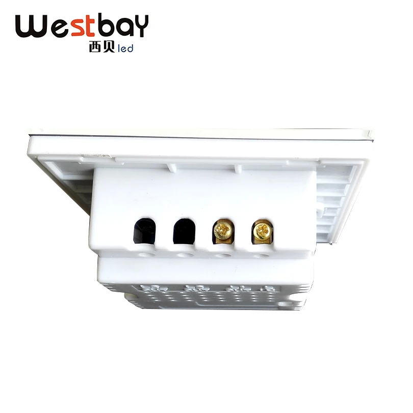 Westbay стеклянная панель сенсорный выключатель AC100 250V для дома светодиодный