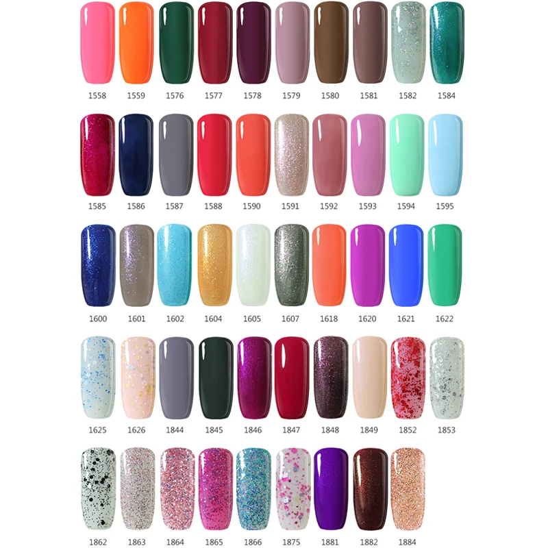 

Arte Clavo Gel Nail Polish 15ml Soak Off UV Gel Varnish 244 Colors Pure Color Manicure Nude Pink Purple Gray Nail Gel Lacquer