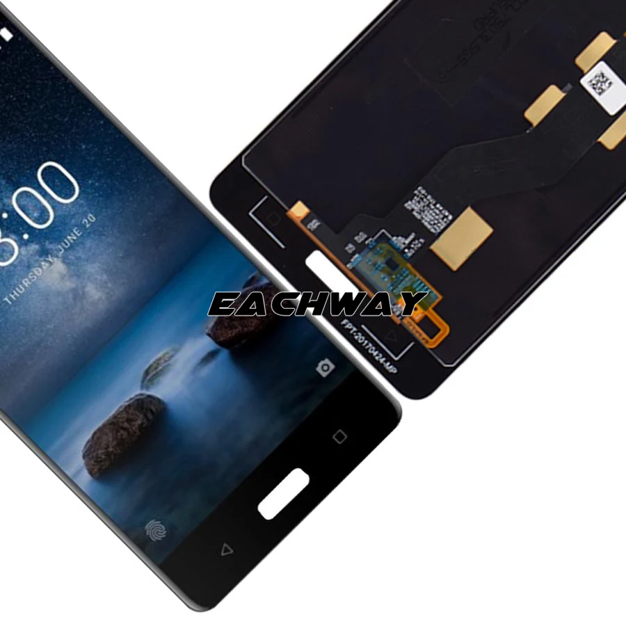 ЖК-дисплей для Nokia 8 N8 5 3 дюймов с сенсорным экраном и дигитайзером в сборе сменные