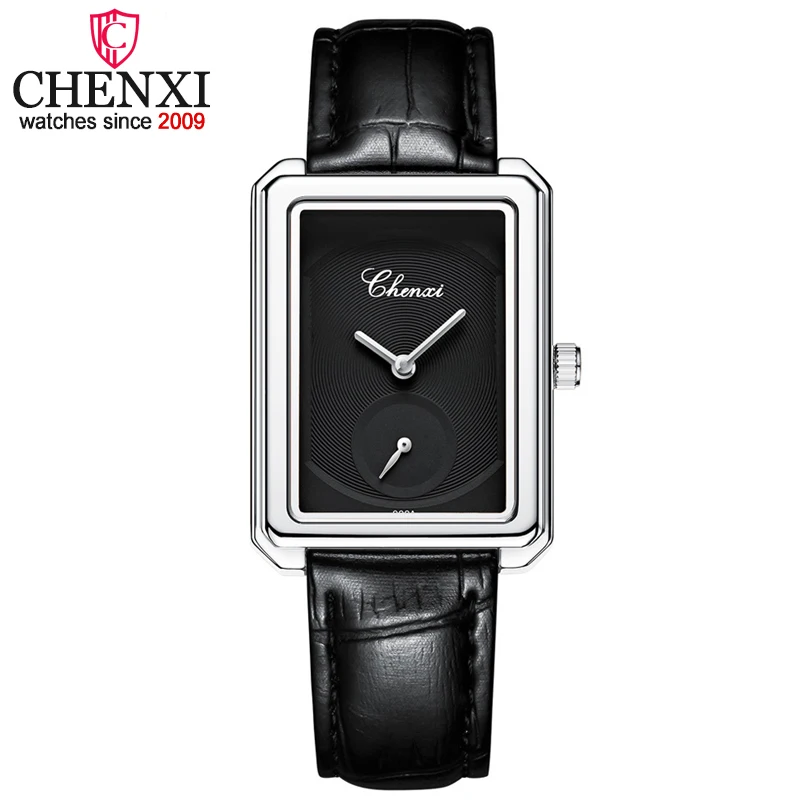 Женские кварцевые часы с кожаным ремешком секундомером|wristwatch women|wristwatch quartz